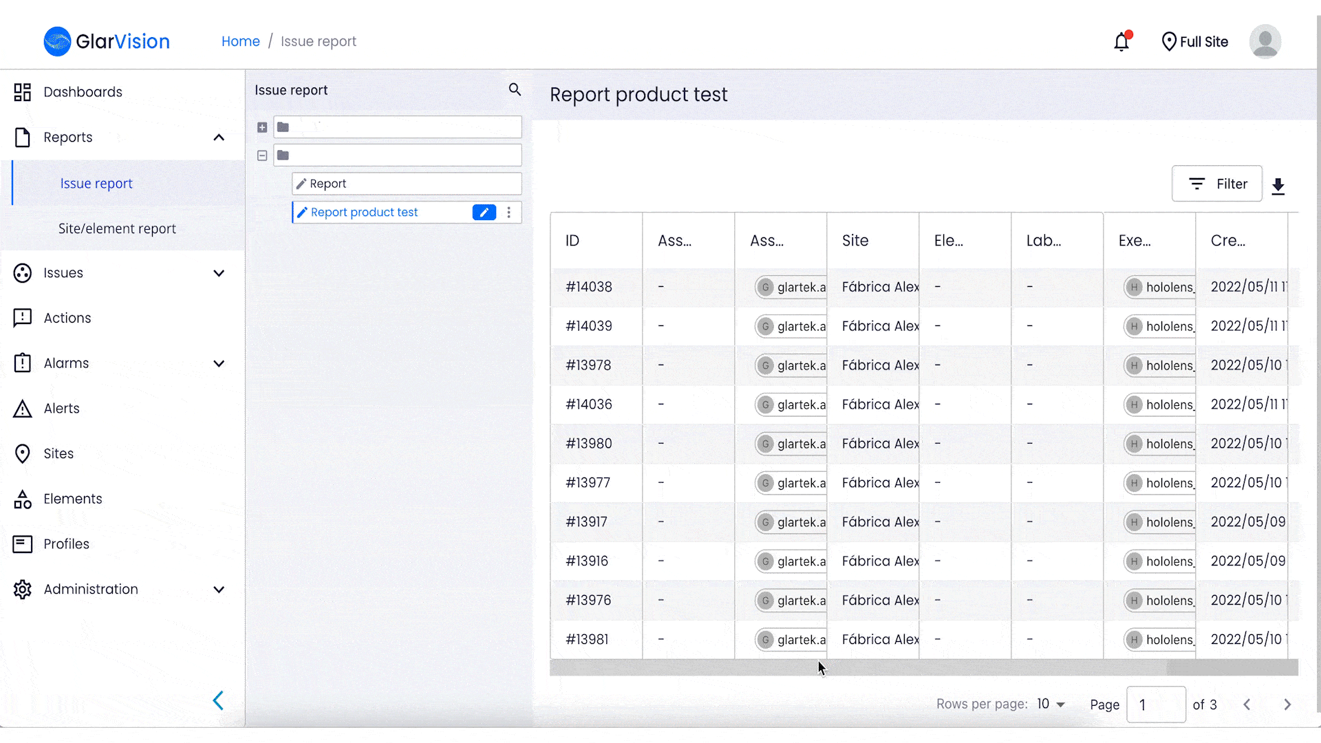 Augmented Connected Features: download issue reports