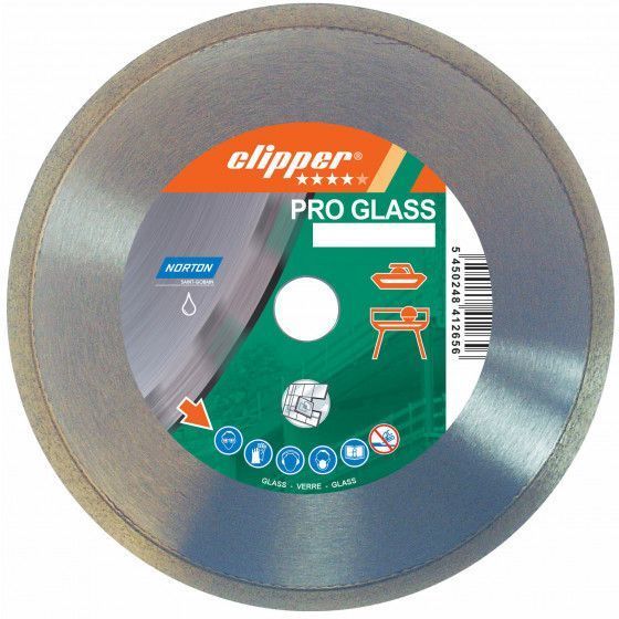 Disque Diamant Pro Ceramic Glass X Mm Norton Clipper