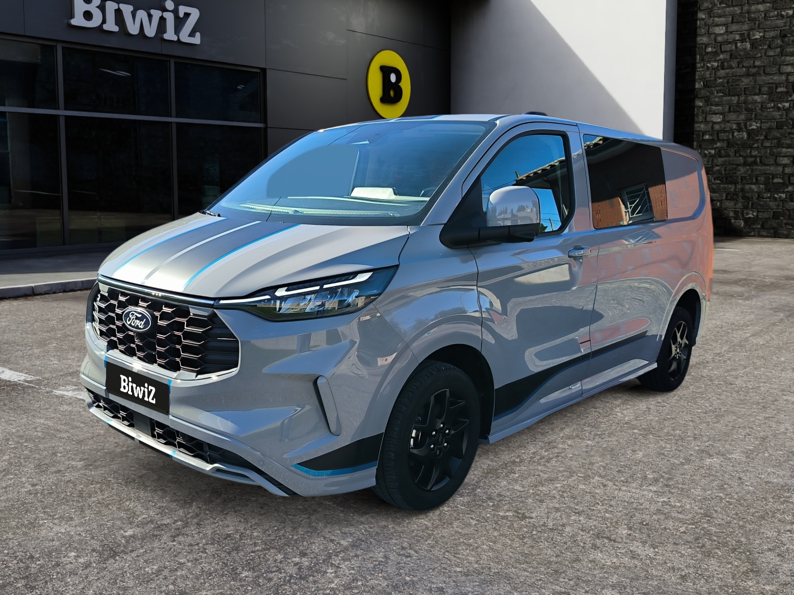 Ford Transit Custom Vu Cabine Approfondie L1 H1 2.0 Ecoblue 170 ch Bva 8 Sport