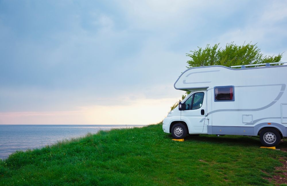 What are the key criteria for selecting premium awnings for off-grid travel?