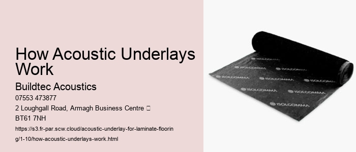 Acoustic Underlay for Commercial Environments