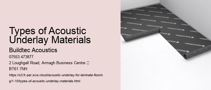 Acoustic Underlays in Retail and Commercial Spaces