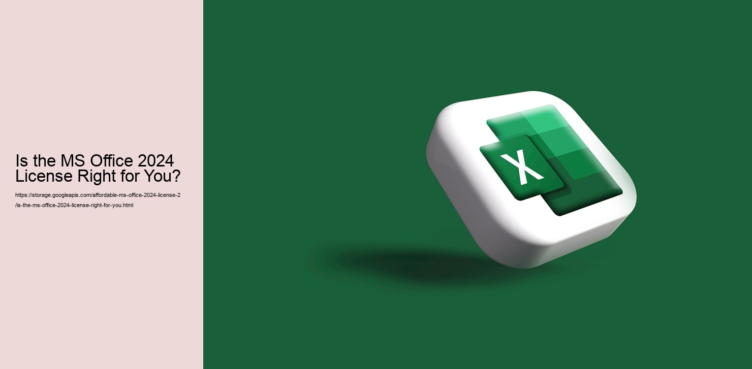 Is the MS Office 2024 License Right for You?