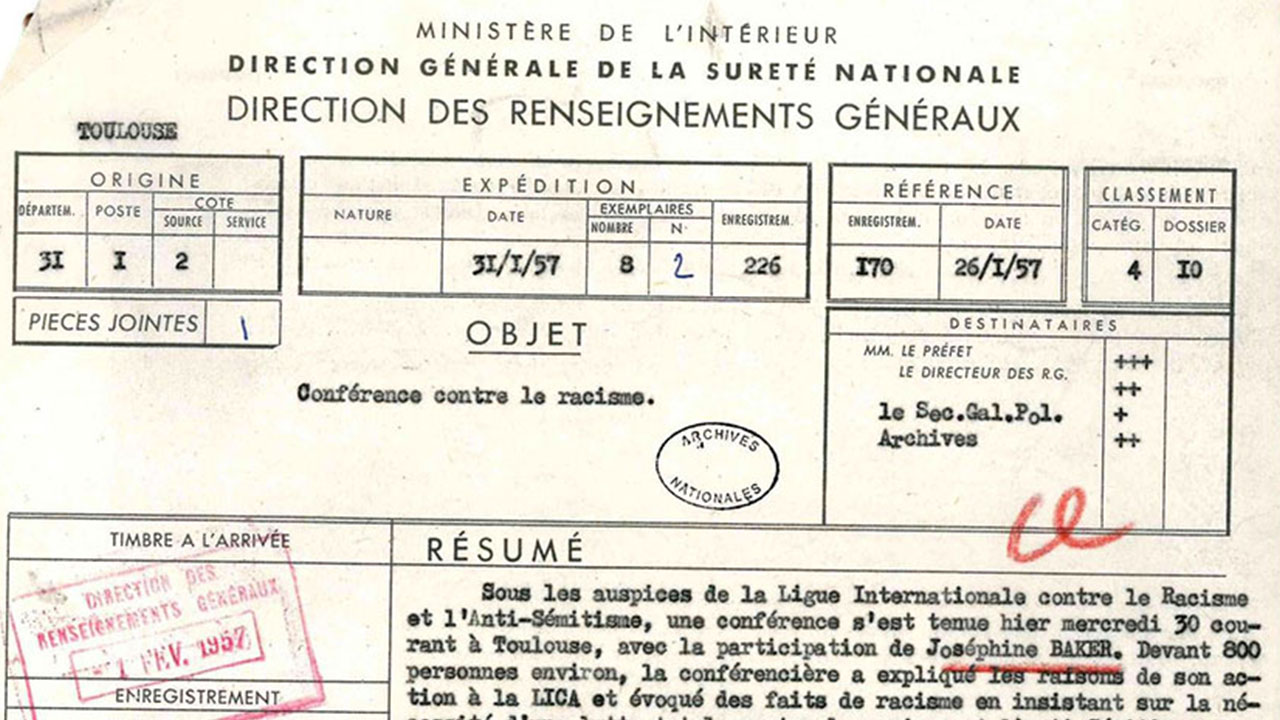 Extrait d'un fiche de surveillance en forme de tableau, complétée.