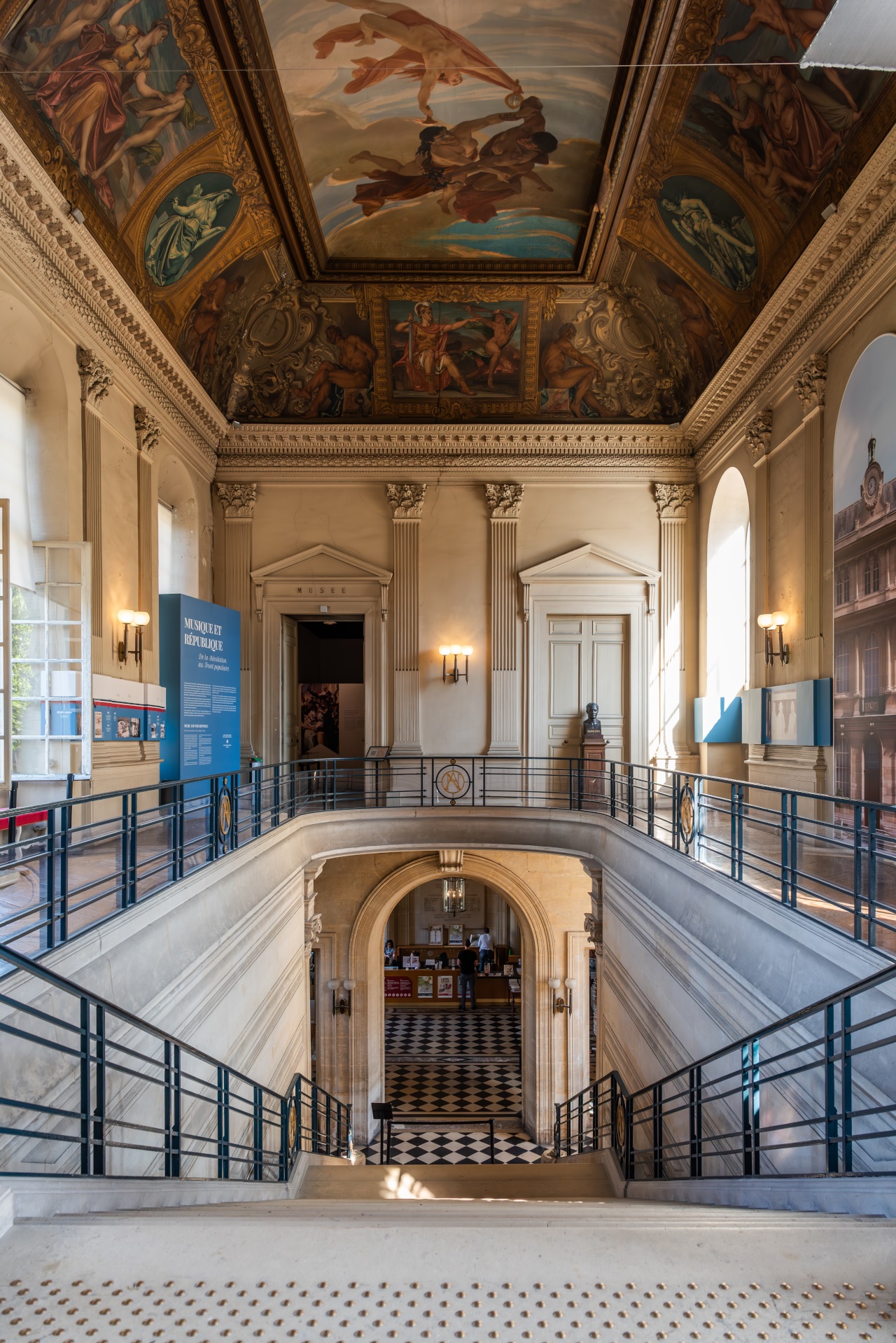 Grand escalier d'honneur, Archives nationales, Christelle Bordesoules
