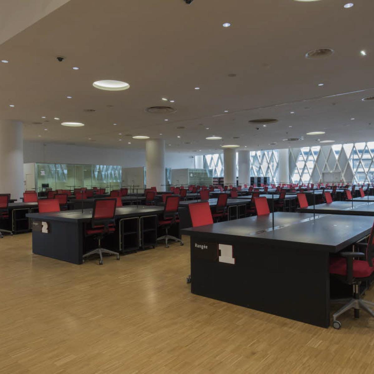 Salle de lecture du site de Pierrefitte-sur-Seine