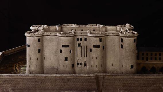 Maquette de la Bastille. Maquette de la Bastille.