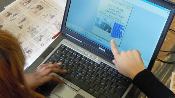 En partant de l’analyse de lettres, d’images et d’articles de presse, les élèves pénètrent dans le contexte politique, social et culturel de « l’affaire Dreyfus ». En partant de l’analyse de lettres, d’images et d’articles de presse, les élèves pénètrent dans le contexte politique, social et culturel de « l’affaire Dreyfus ».