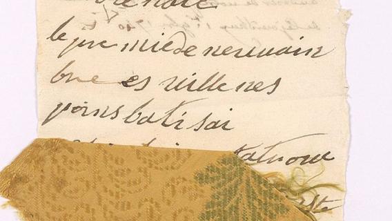 Billet déposé sur une enfant abandonnée, 1740. Billet déposé sur une enfant abandonnée, 1740.