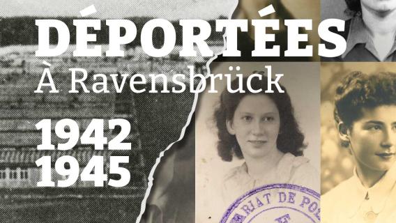 Affiche de l'exposition Déportéés à Ravensbruck