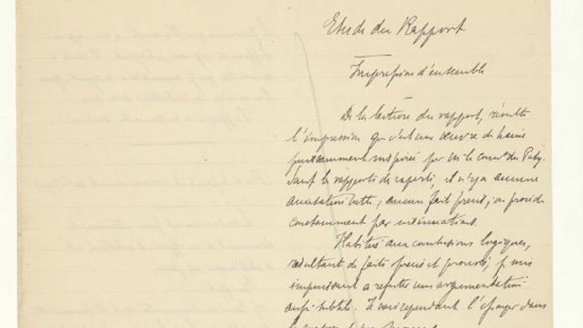 Etude sur le rapport d'Ormescheville document de l'étude sur le rapport d'Ormescheville