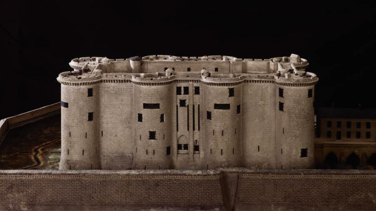 Maquette de la Bastille.