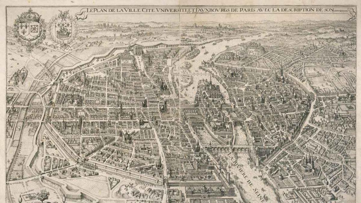 Les élèves retracent l’évolution de la ville depuis l’Antiquité. Puis, ils réalisent un croquis centré sur l’île de la Cité pour en comprendre l’organisation et appréhender les fonctions politiques, religieuses et économiques de la ville.