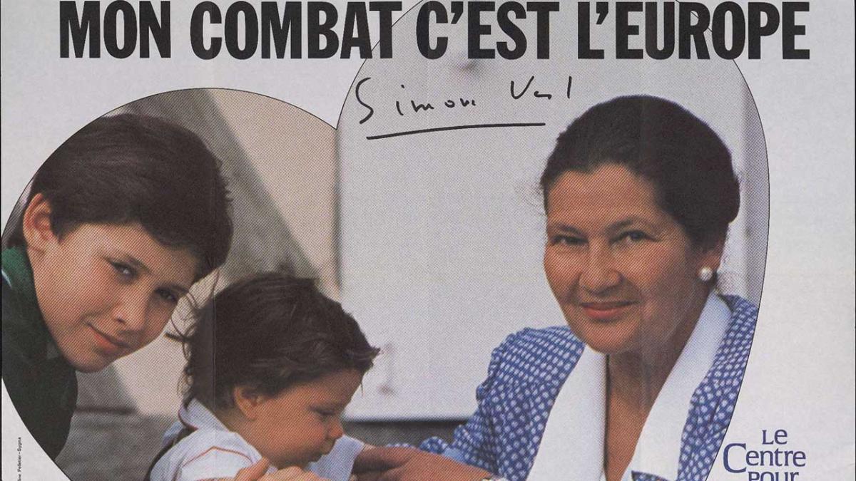 Affiche pour les élections européennes de 1989.