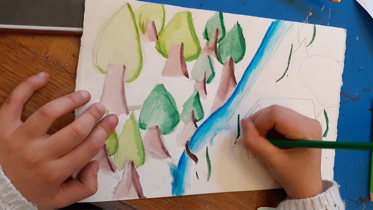 Atelier "Si j'étais une forêt". Atelier "Si j'étais une forêt".