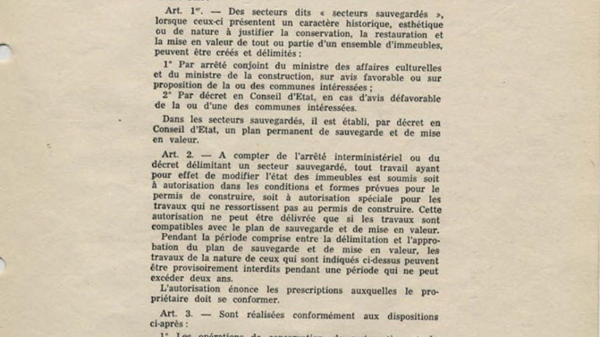 La loi du 4 août 1962