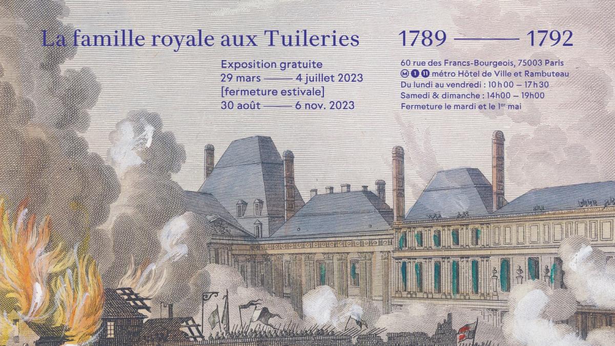 Affiche de l'exposition Louis XVI Affiche de l'exposition Louis XVI