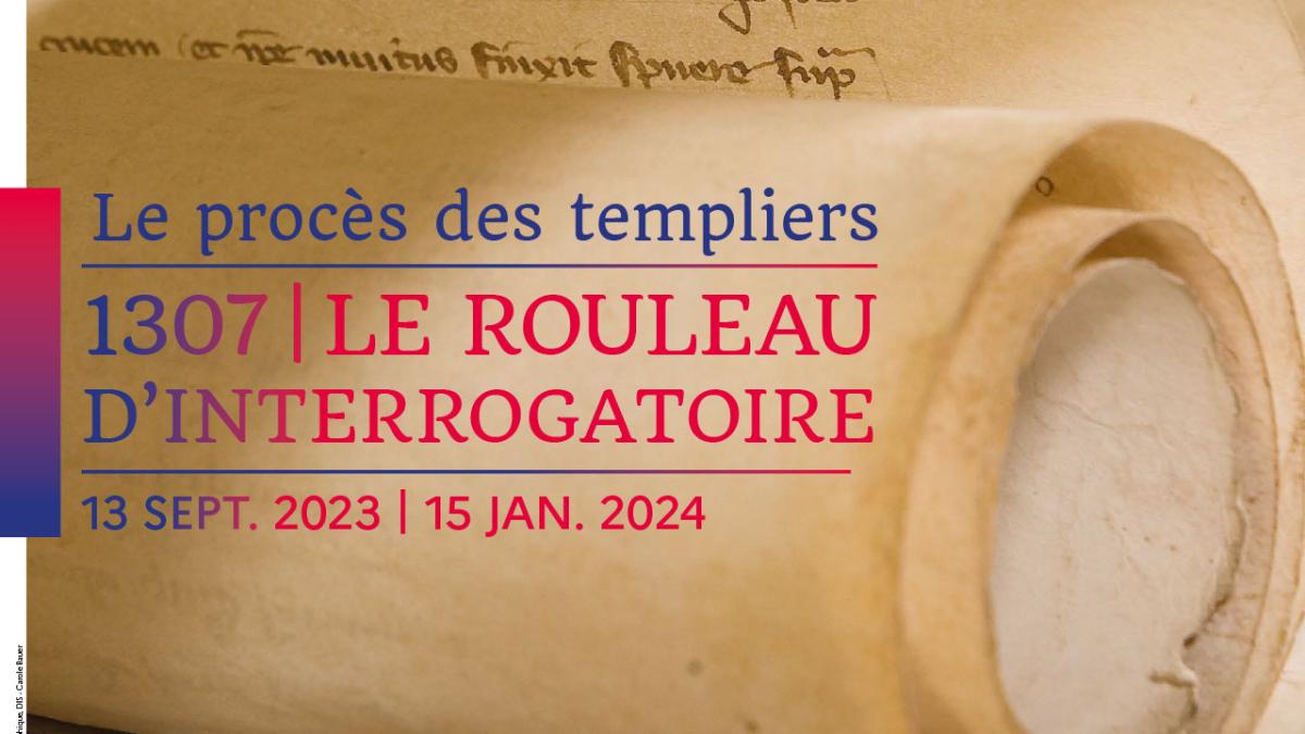 Affiche de l'exposition templiers Affiche de l'exposition templiers