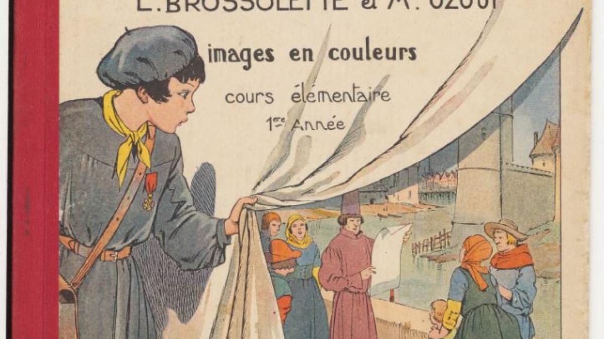 Léon Brossolette et Marianne Ozouf, Mon premier livre d'histoire de France, images en couleurs, Paris, Delagrave, 1937. © Archives nationales de France