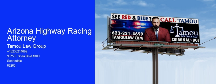 Arizona Highway Racing Attorney