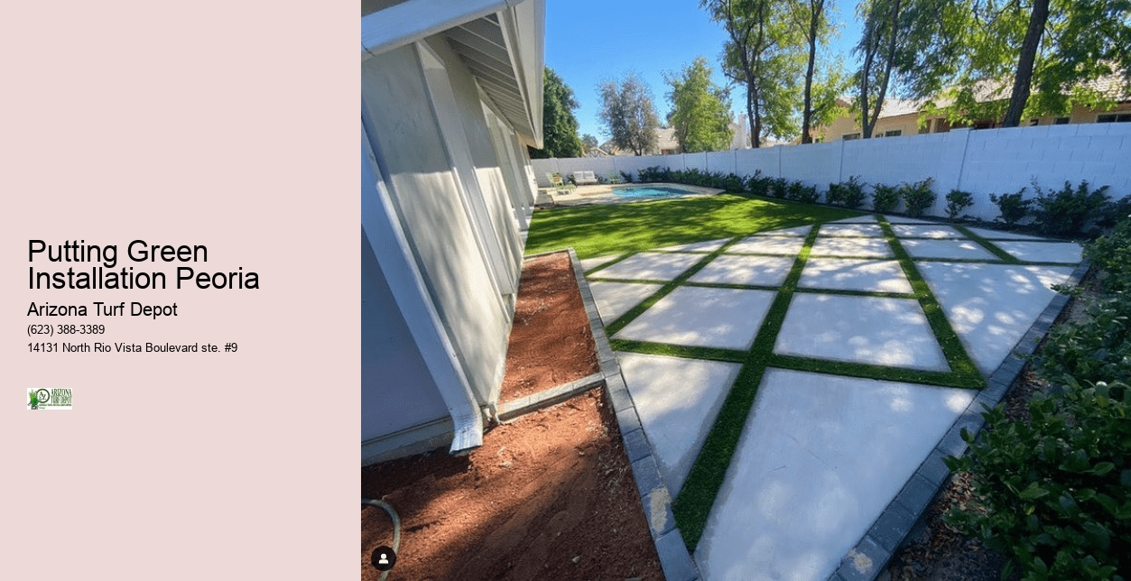 Putting Green Installation Peoria