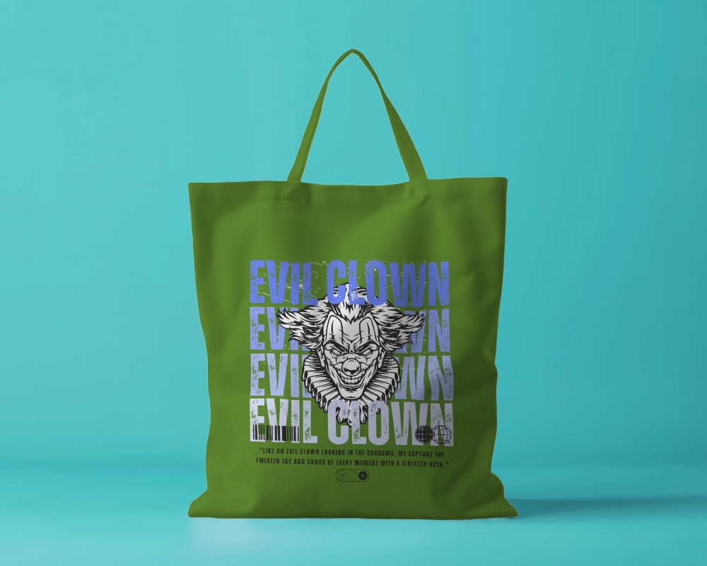 High Quality Tote Bag Mockup In A Vibrant Studio