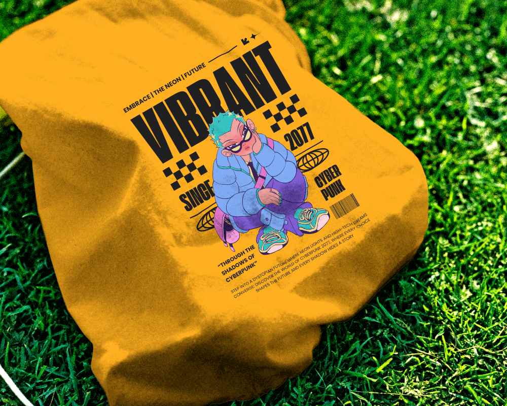 Big Totebag Mockup Lying On Garden Grass