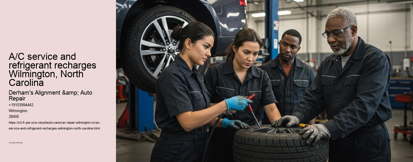 A/C service and refrigerant recharges Wilmington, North Carolina