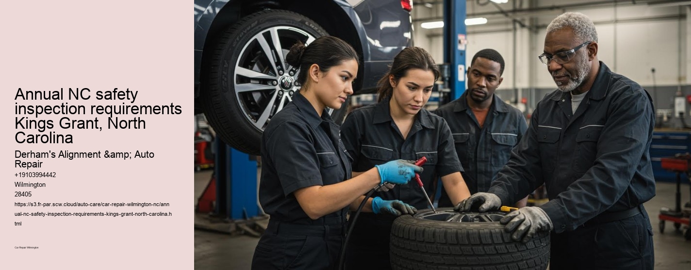 Annual NC safety inspection requirements Kings Grant, North Carolina