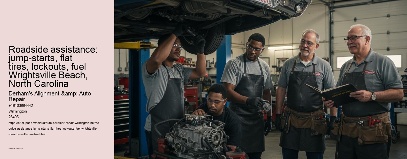 Roadside assistance: jump-starts, flat tires, lockouts, fuel Wrightsville Beach, North Carolina