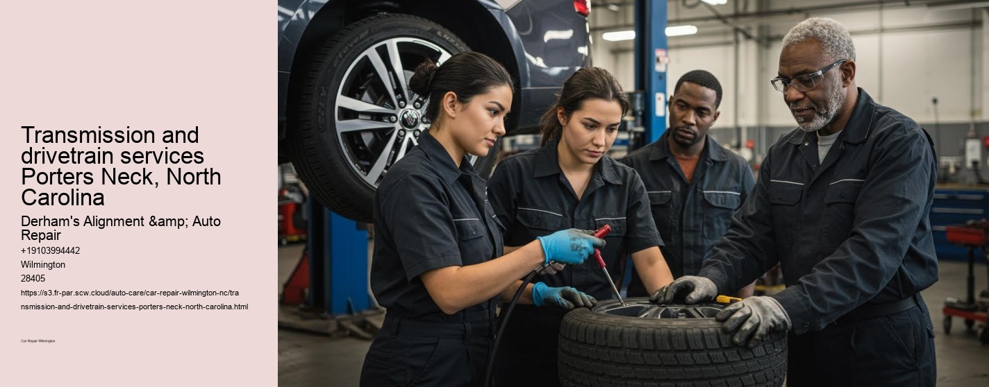 Transmission and drivetrain services Porters Neck, North Carolina