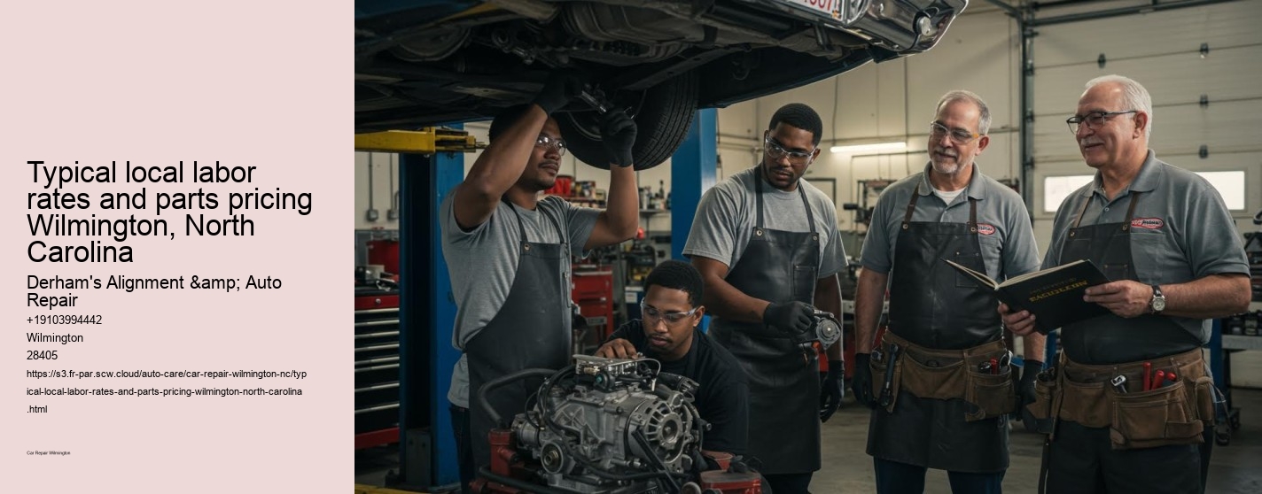 Typical local labor rates and parts pricing Wilmington, North Carolina