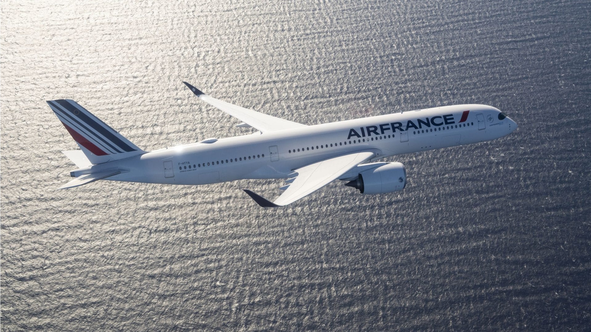 Avion Air France en plein vol 