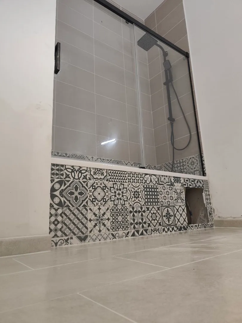 rénovation partielle d'une salle de bain