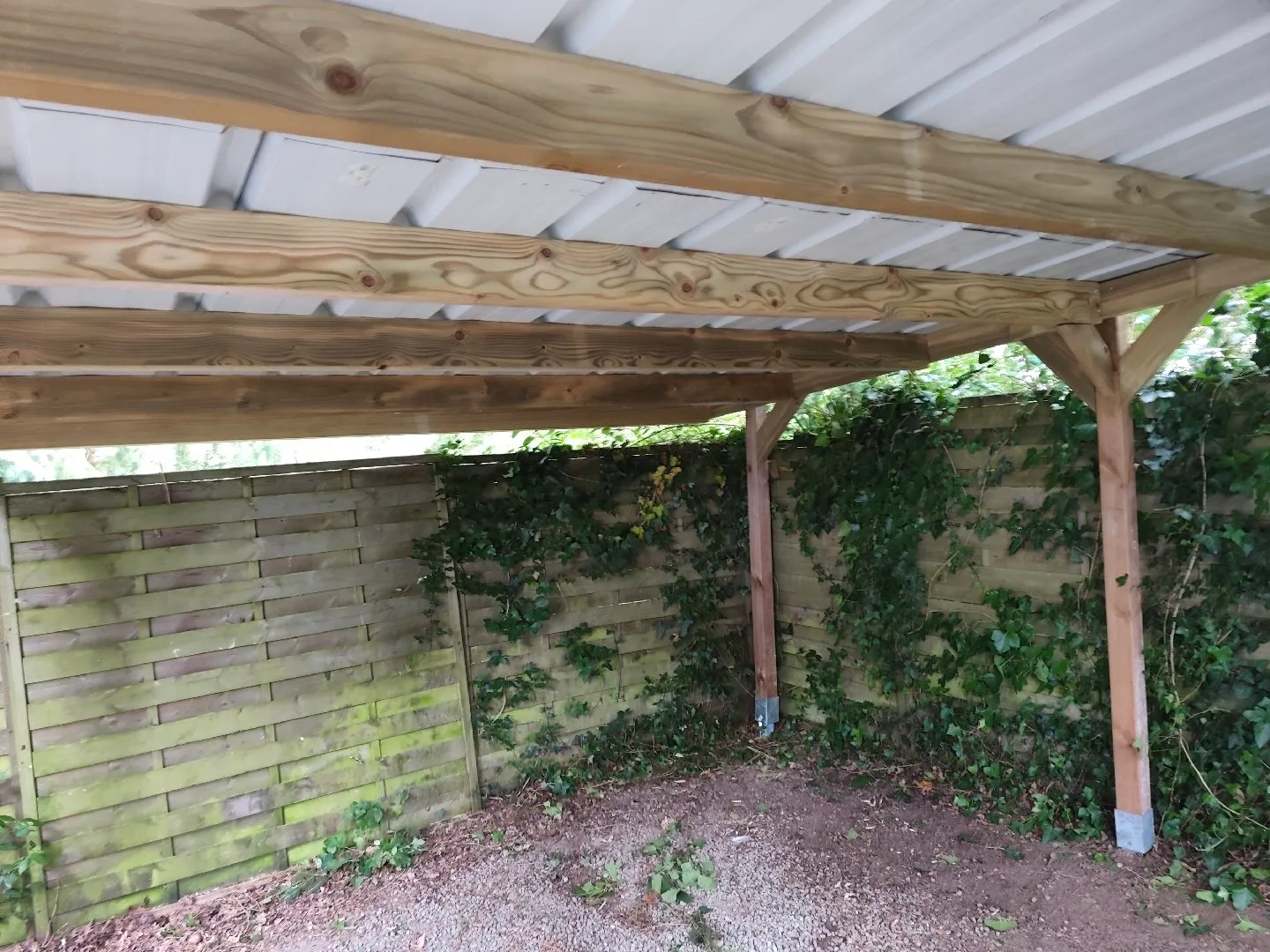 création d'un carport