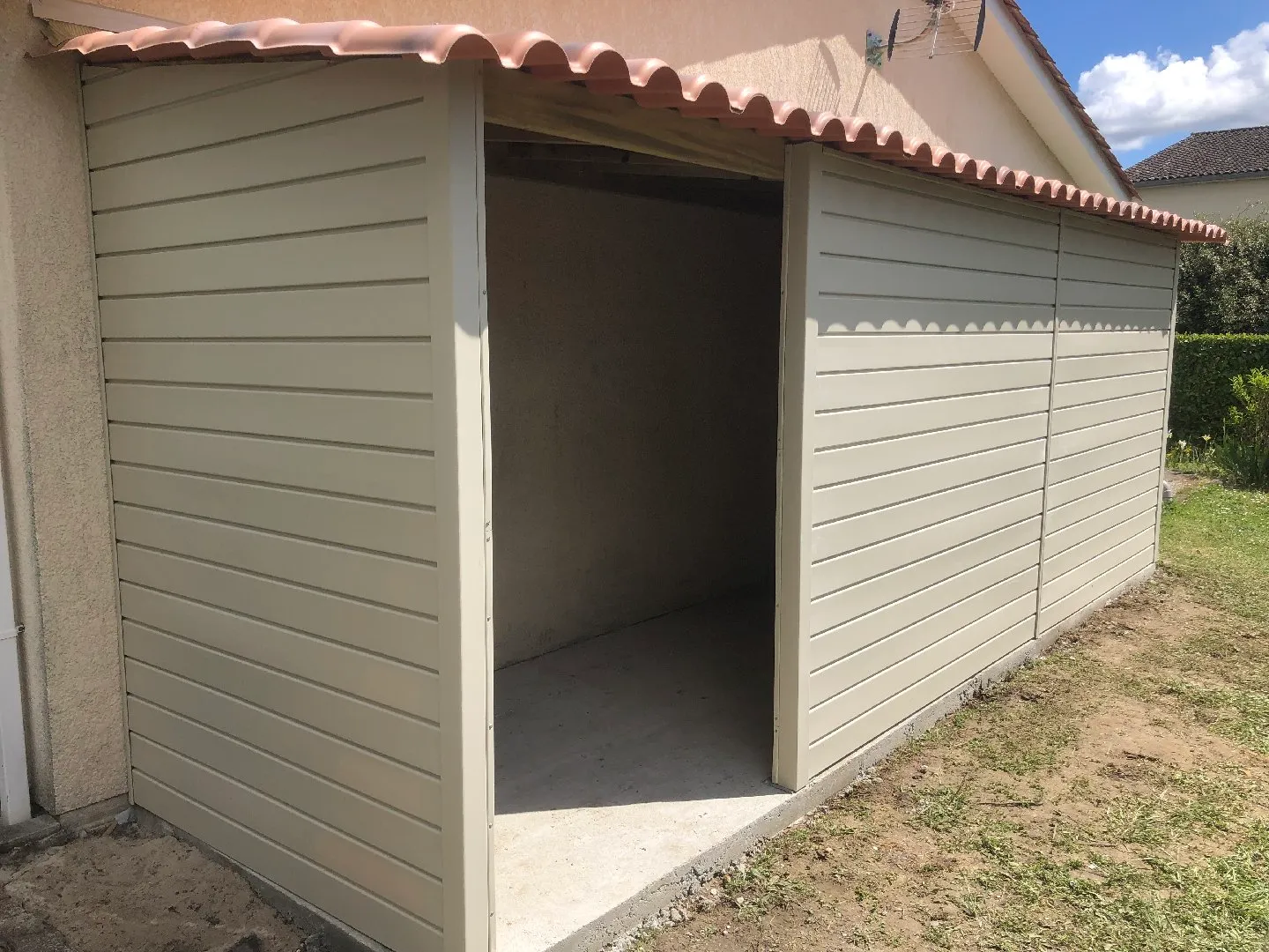 création d'un abri de jardin