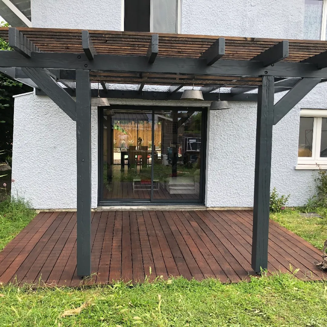 rénovation d'une pergola et d'une