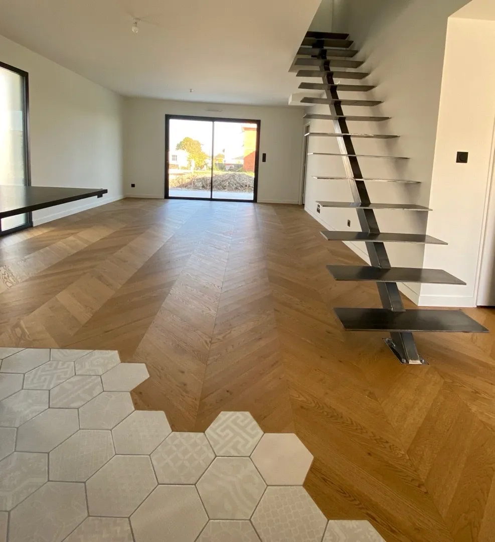 Pose d’un parquet en Pointe de Hongrie