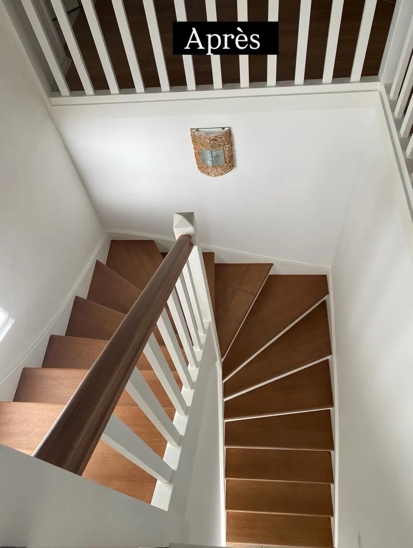 Rénovation d’un escalier sombre