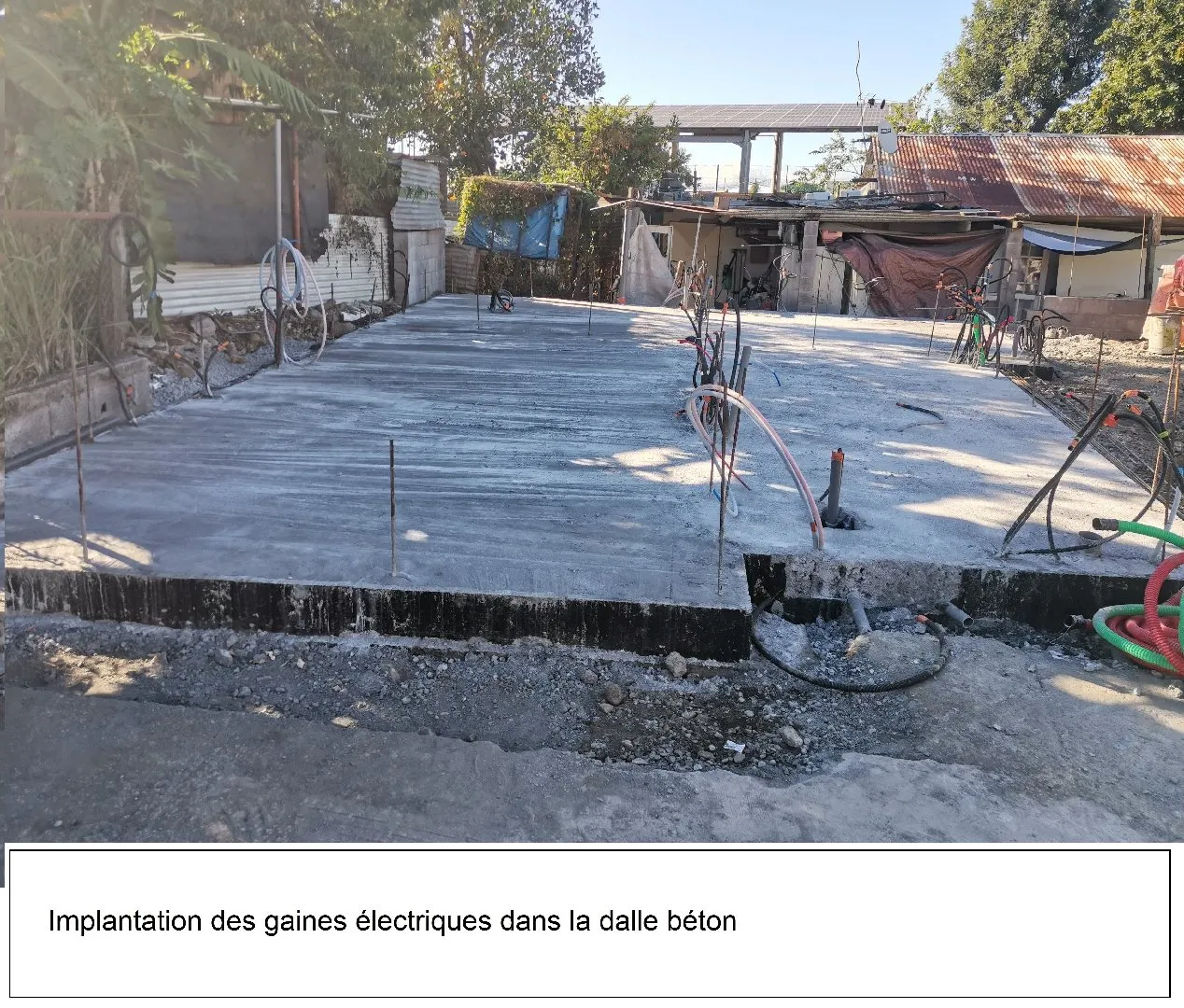 Installation électrique complète, neuf.