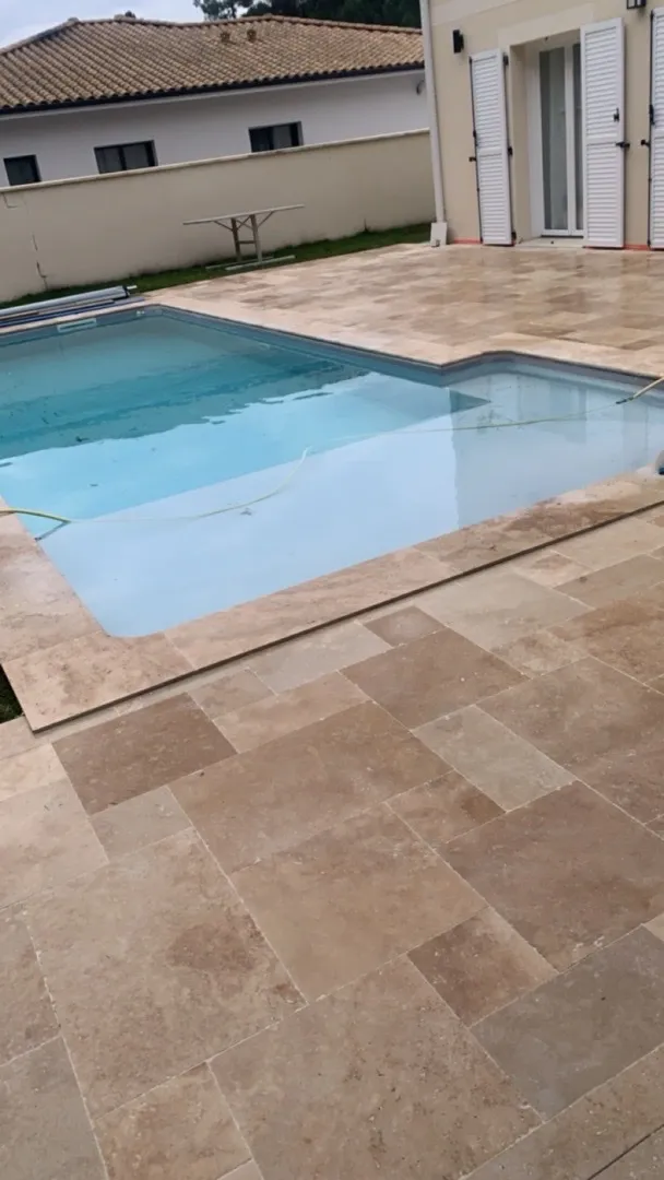 realisation terrasse et margelles piscine