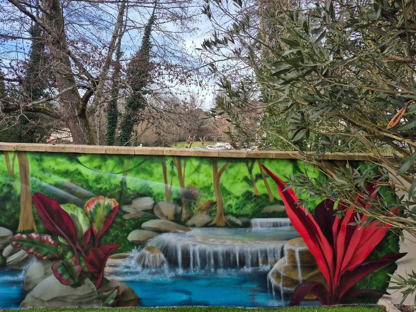 décoration mur jardin