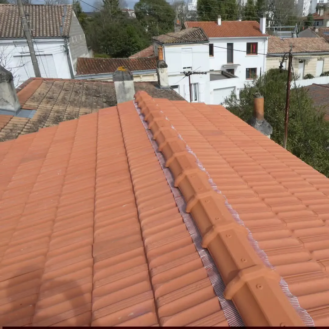 Toiture en tuiles type Marseille