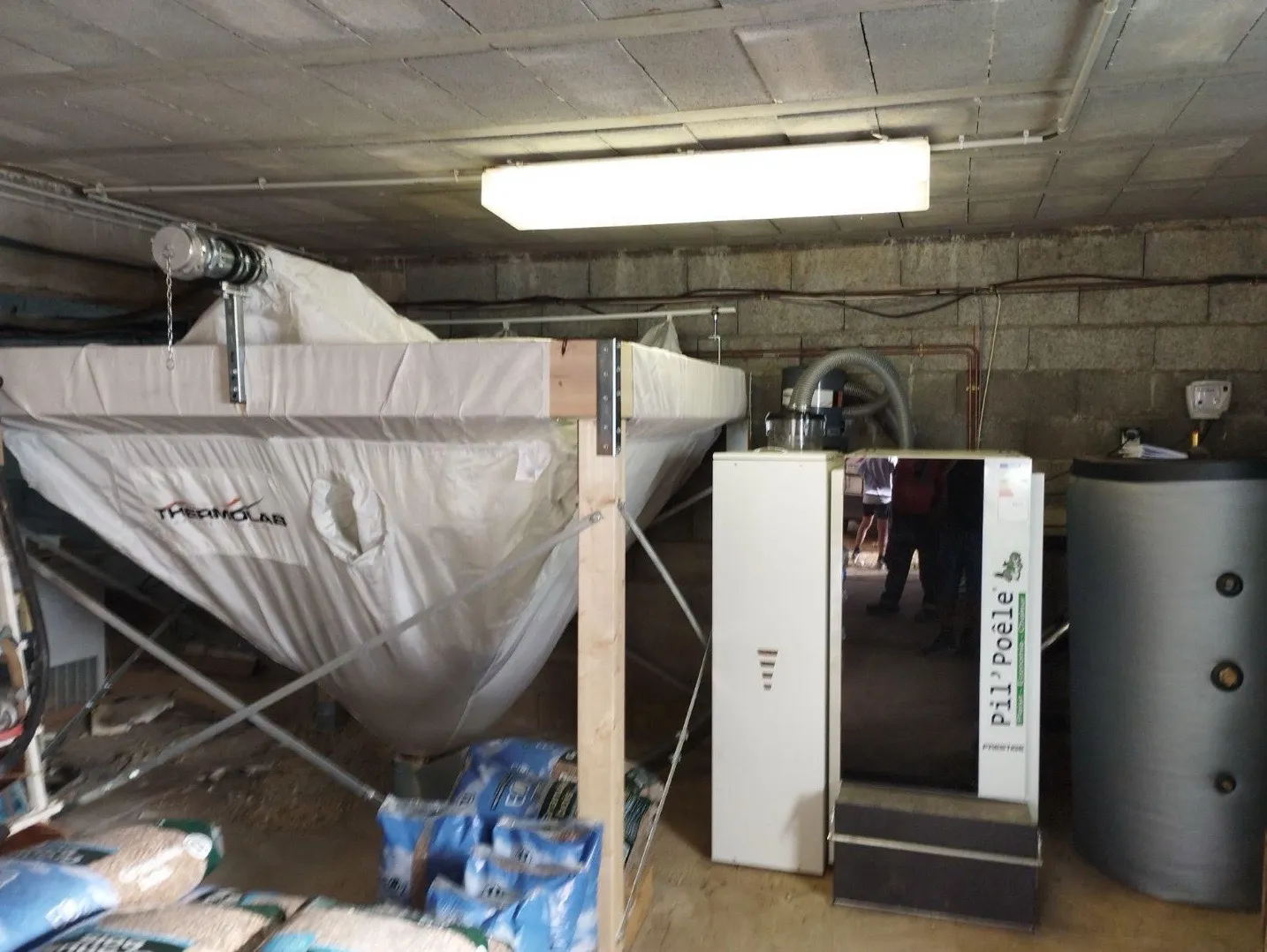 Chaudière à Granulés avec Silo