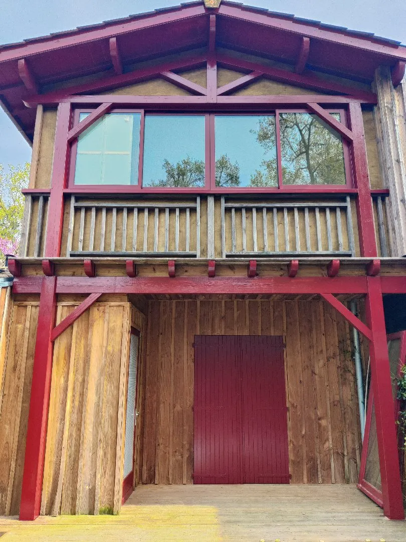 rénovation d'éléments de charpente extérieur