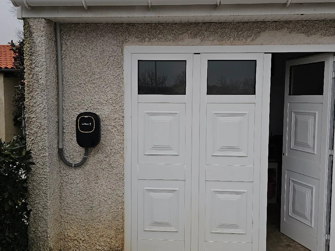 installation d'une borne de recharge WALLBOX