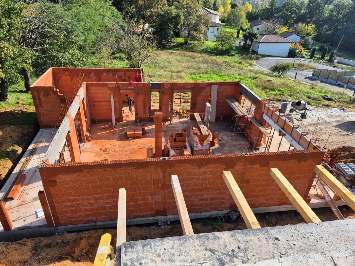 Construction d’une maison