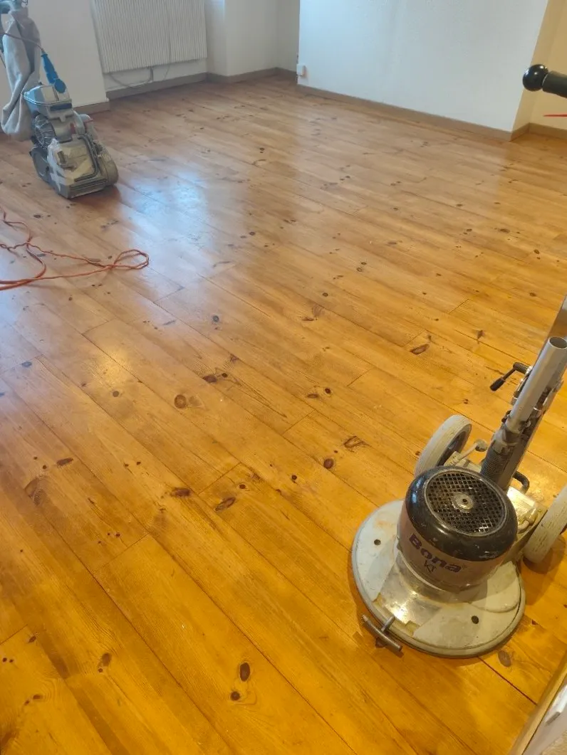 rénovation d'un parquet massif