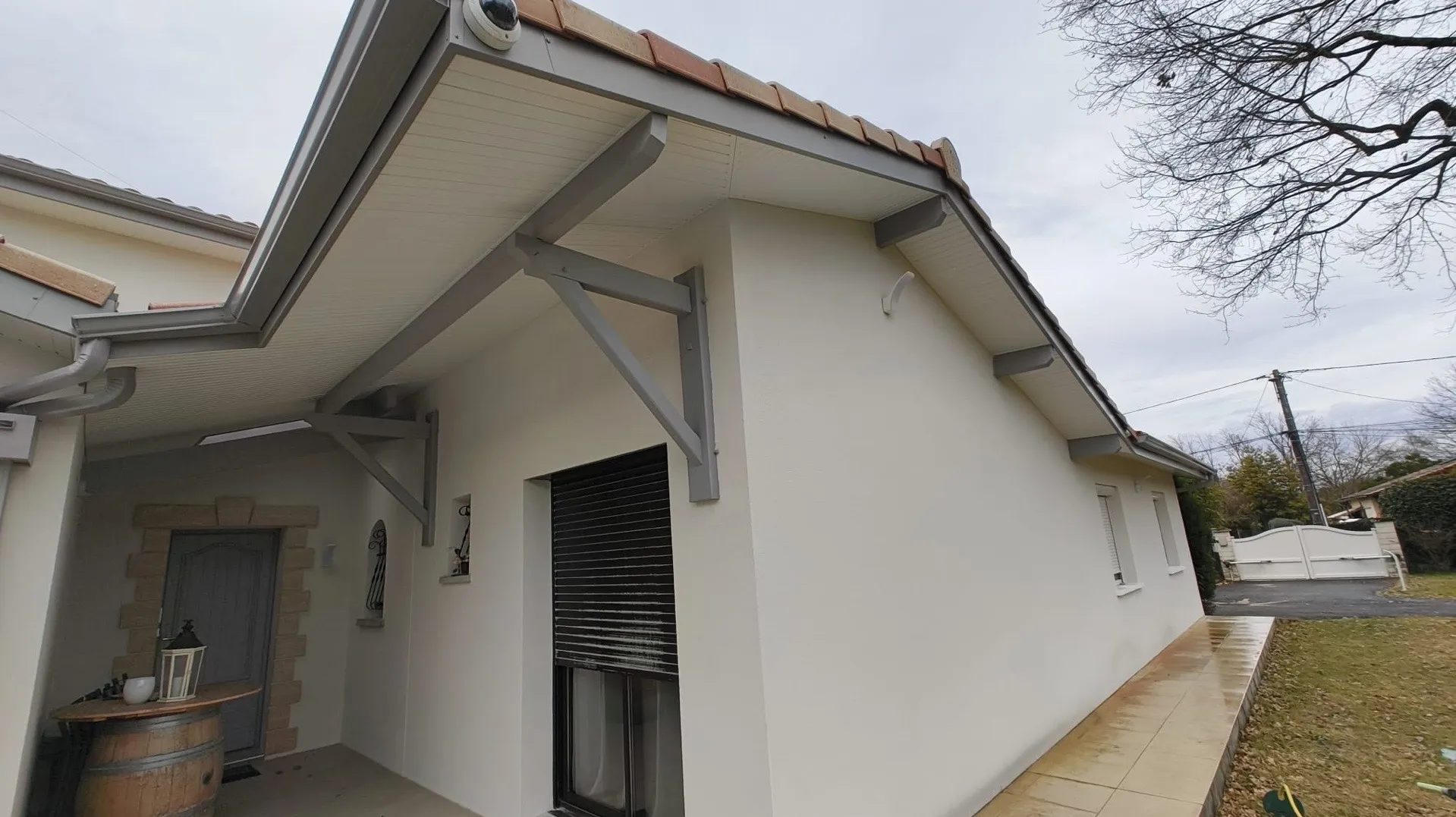 Rénovation d’avant-toit aluminium/PVC