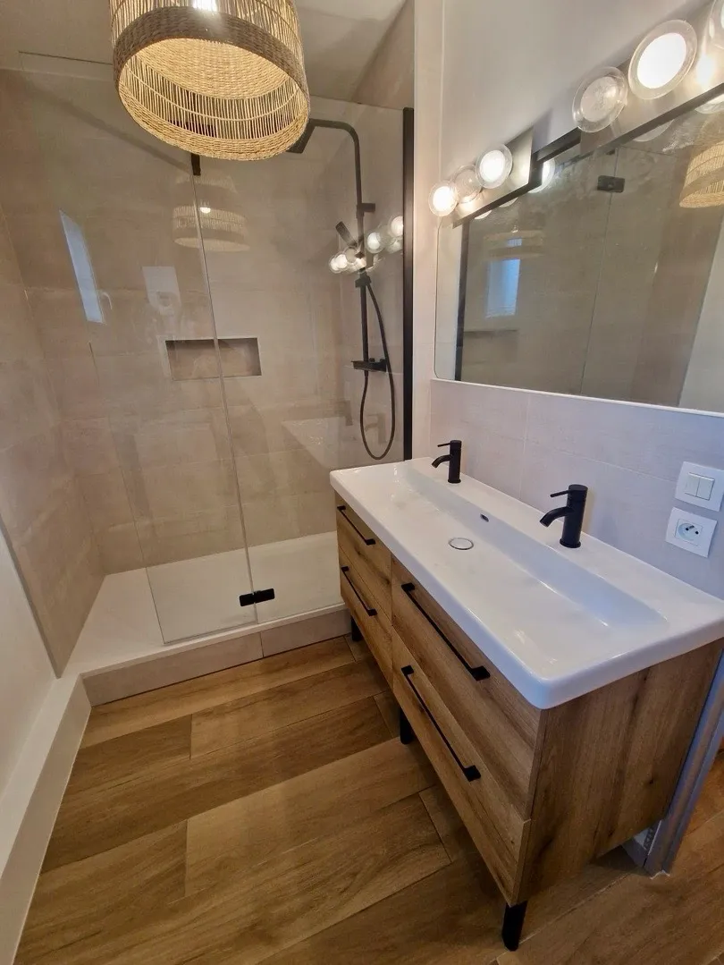 Rénovation intégrale salle de bain